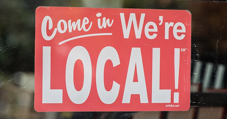 come in we're local!